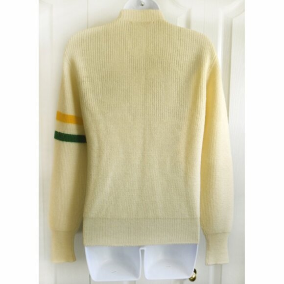 Vintage Caldwell unisex yellow wool cardigan - Picture 5 of 8